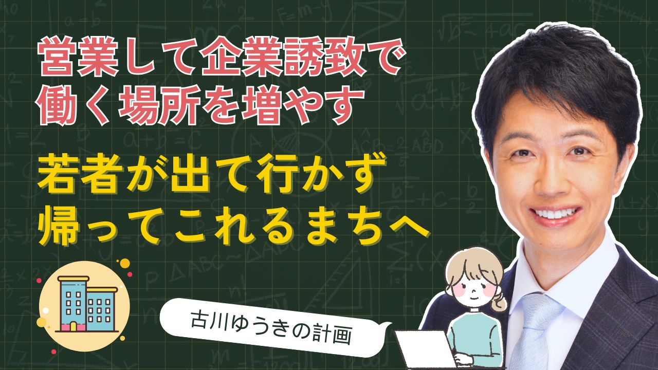 「働く場所を伊東に」古川が全国の企業と交渉し、若者が帰ってこれる伊東へ